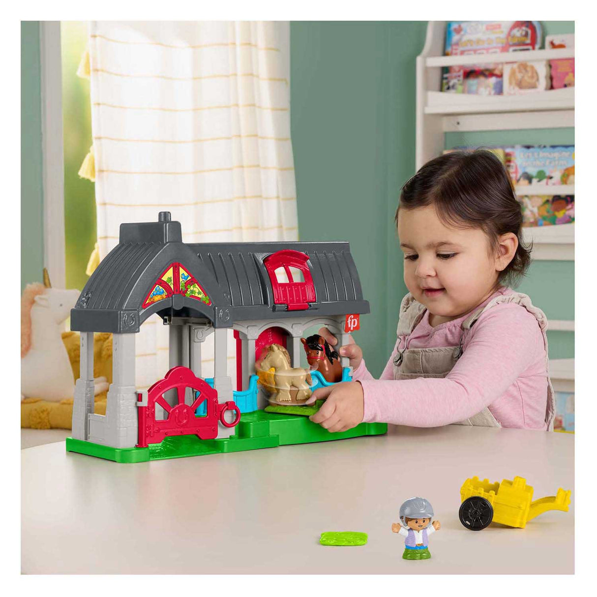 Ensemble de jeu stable Fisher Price Little People