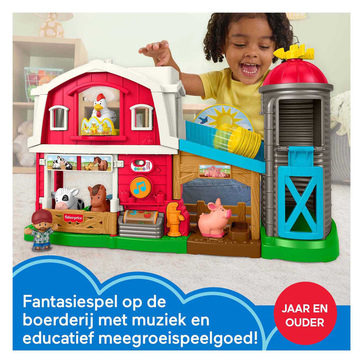 Ferme Fisher-Price Little People - prendre soin des animaux à la ferme - ensemble de jeu