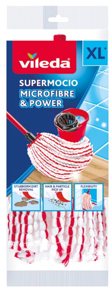 Vadrouille électrique et microfibre supermocio Vileda xl
