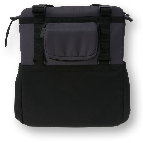 Basil Shopper XL - Sac à vélo sportif et à la mode pour épicerie et plage, anthracite noire, 20L