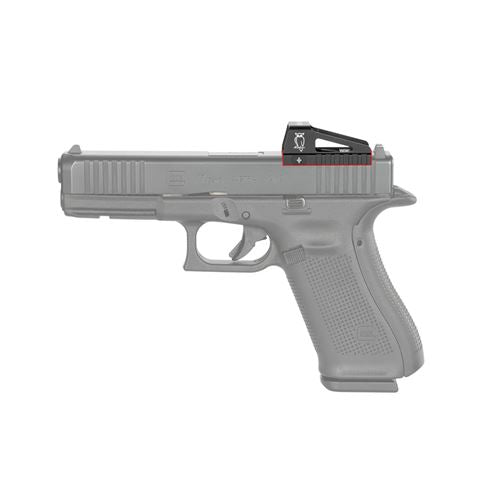 Noblex e-optics noblex green dot nv 1x23 os pour glock mos (4.0 moa)