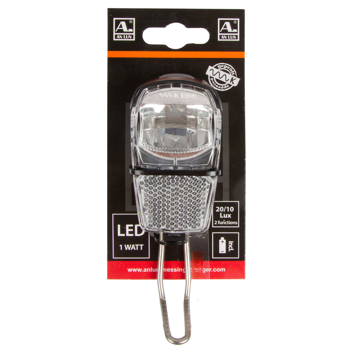An lun anlun batterie fourche avant phare led 20 10 lux stvzo approuvé sur carte