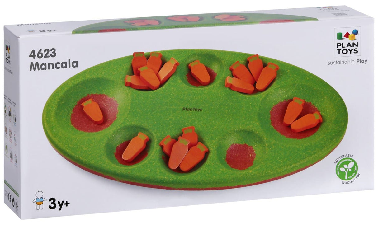 Plan Toys Mancala Game Soyez le premier à récupérer toutes les carottes de votre contenant