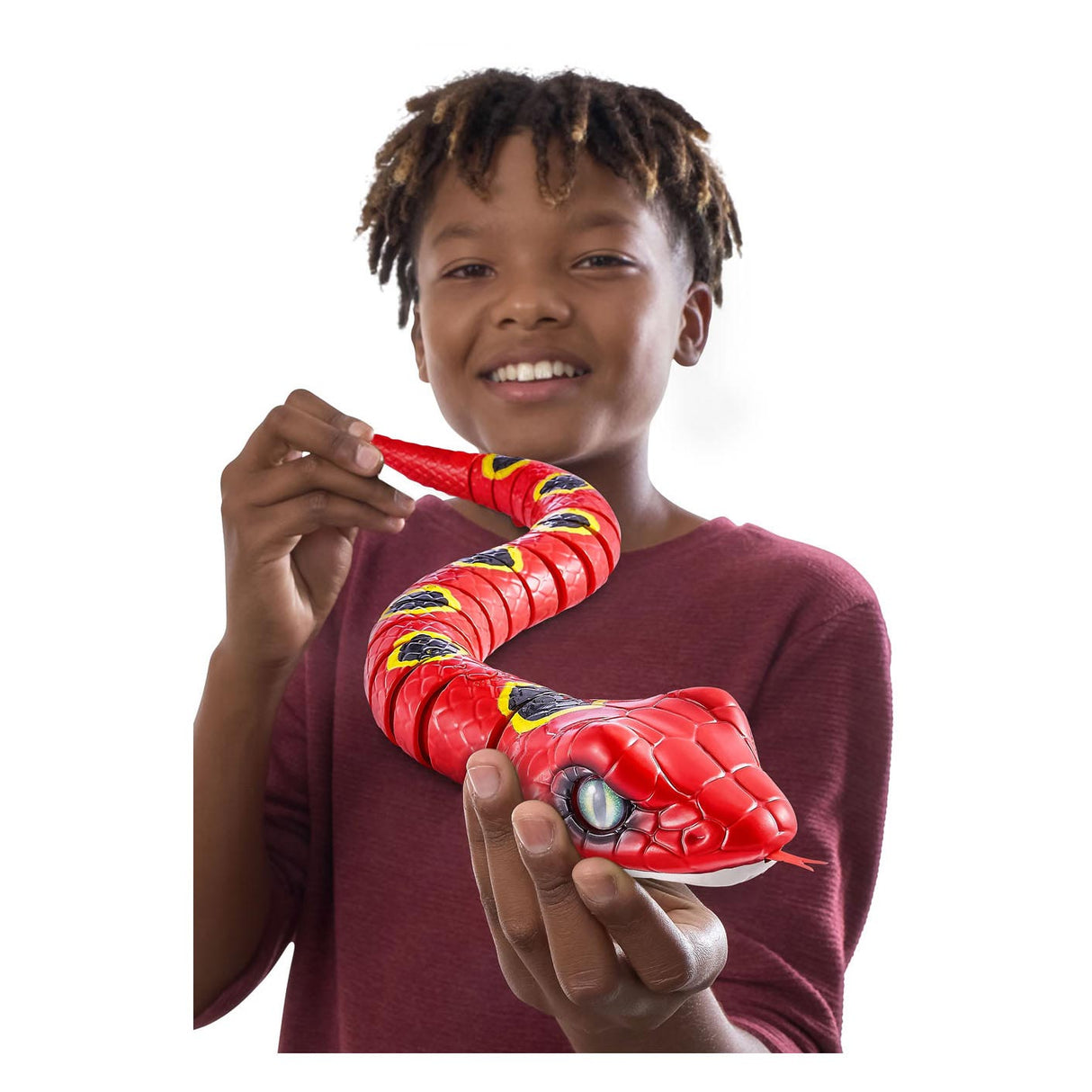Zuru robo vivant serpent robotique - rouge
