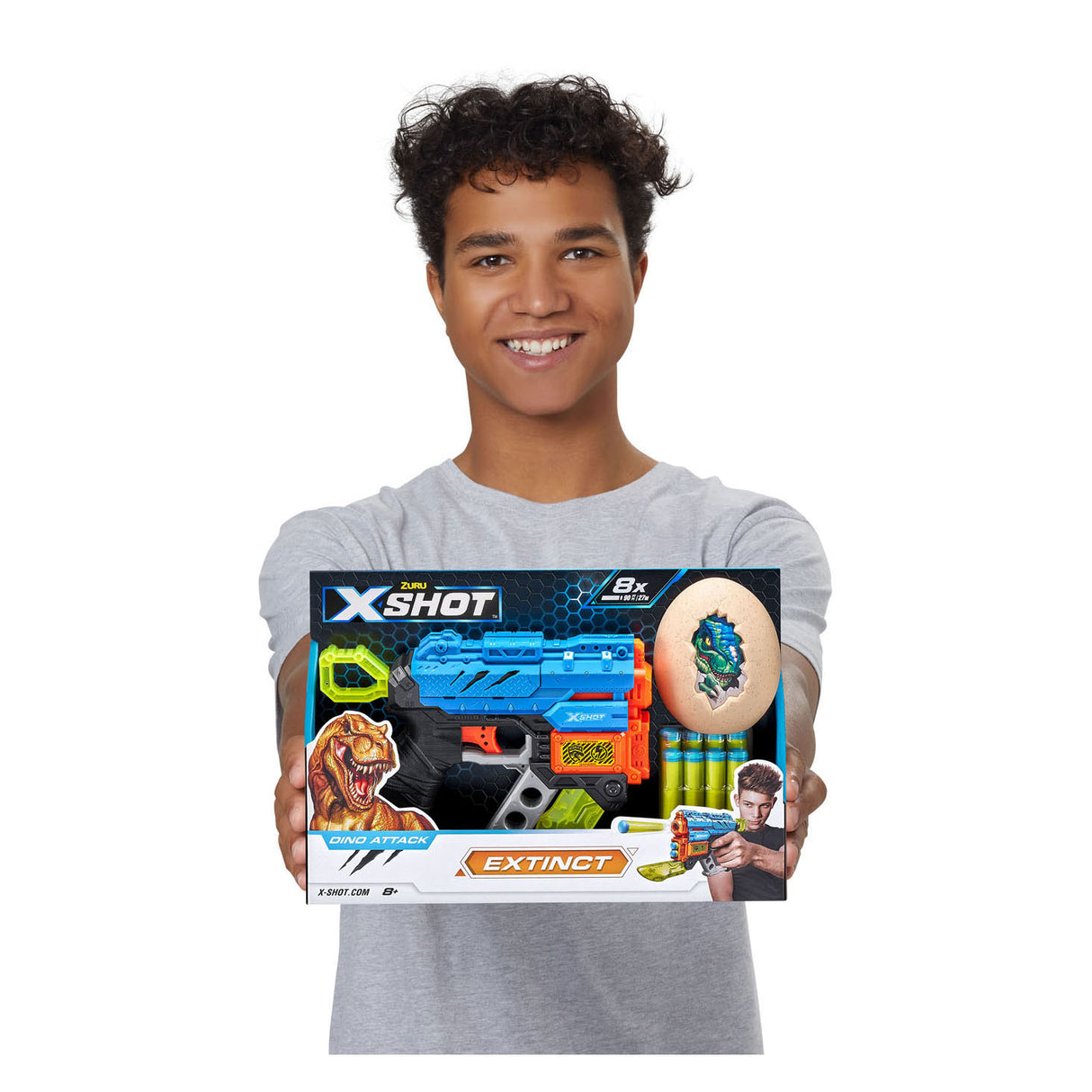 Zuru X-Shot Dino Attaque éteinte avec 8 fléchettes