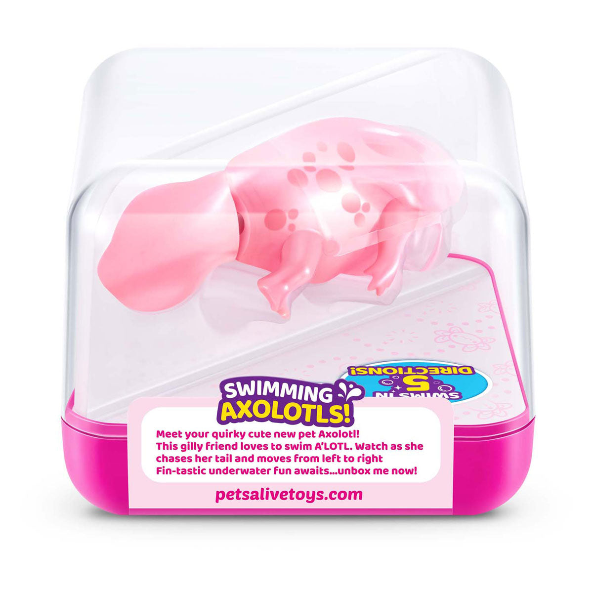 Zuru animaux vivants nageant axolotl assortis | 12 pièces