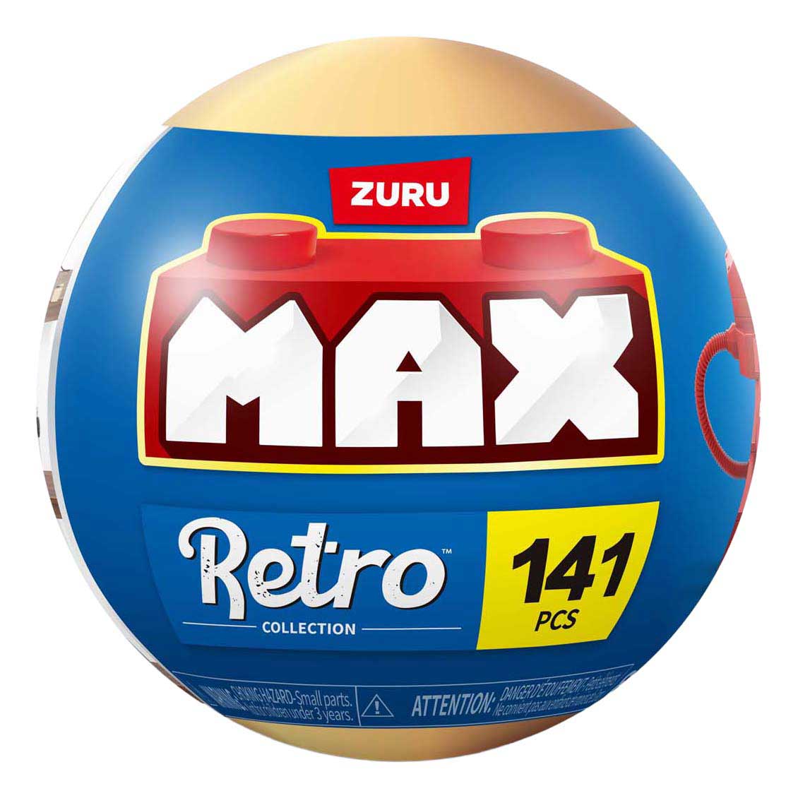 Jeu de construction de téléphone rétro premium Zuru max dans une boule surprise - 141 pcs.
