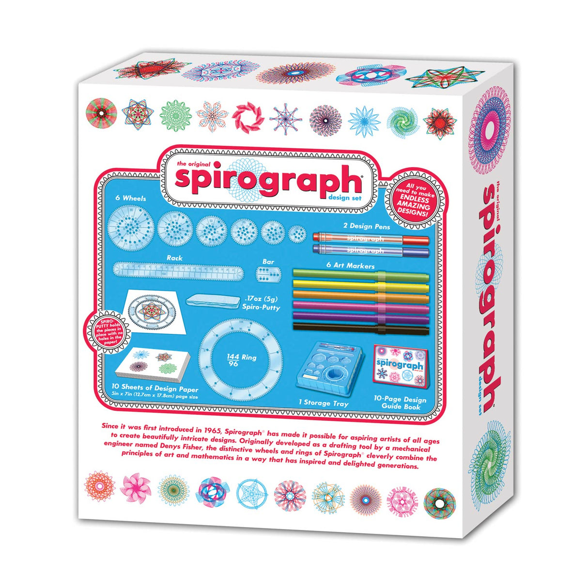 Spirographe - ensemble de conception