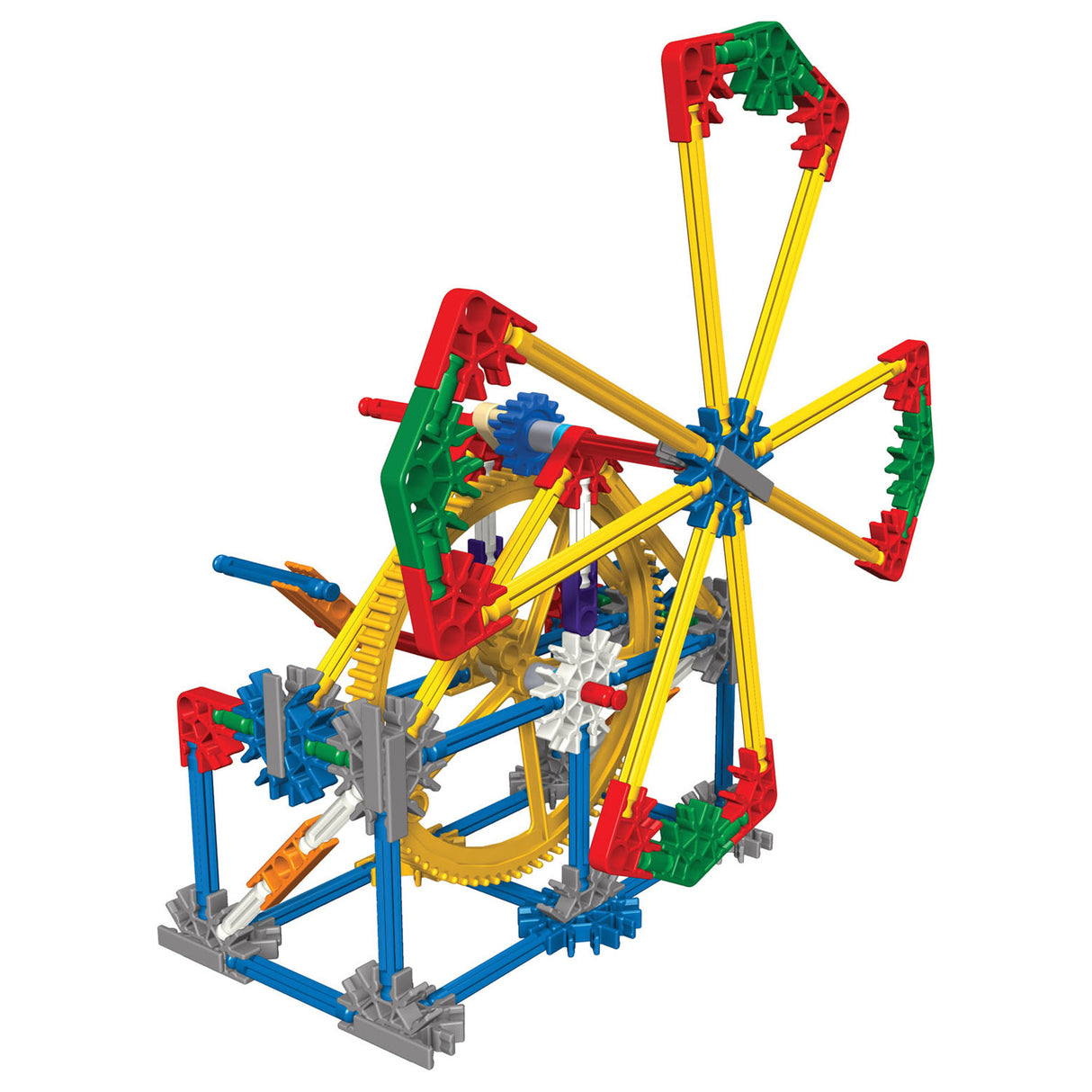 Jeu de construction K'nex introduction aux engrenages de machines simples, 198 pcs.