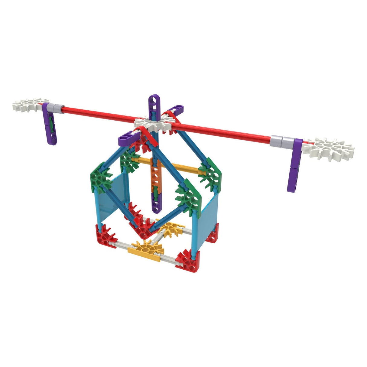 Ensemble de construction K'nex Classics débutant 40 modèles, 141 pièces.