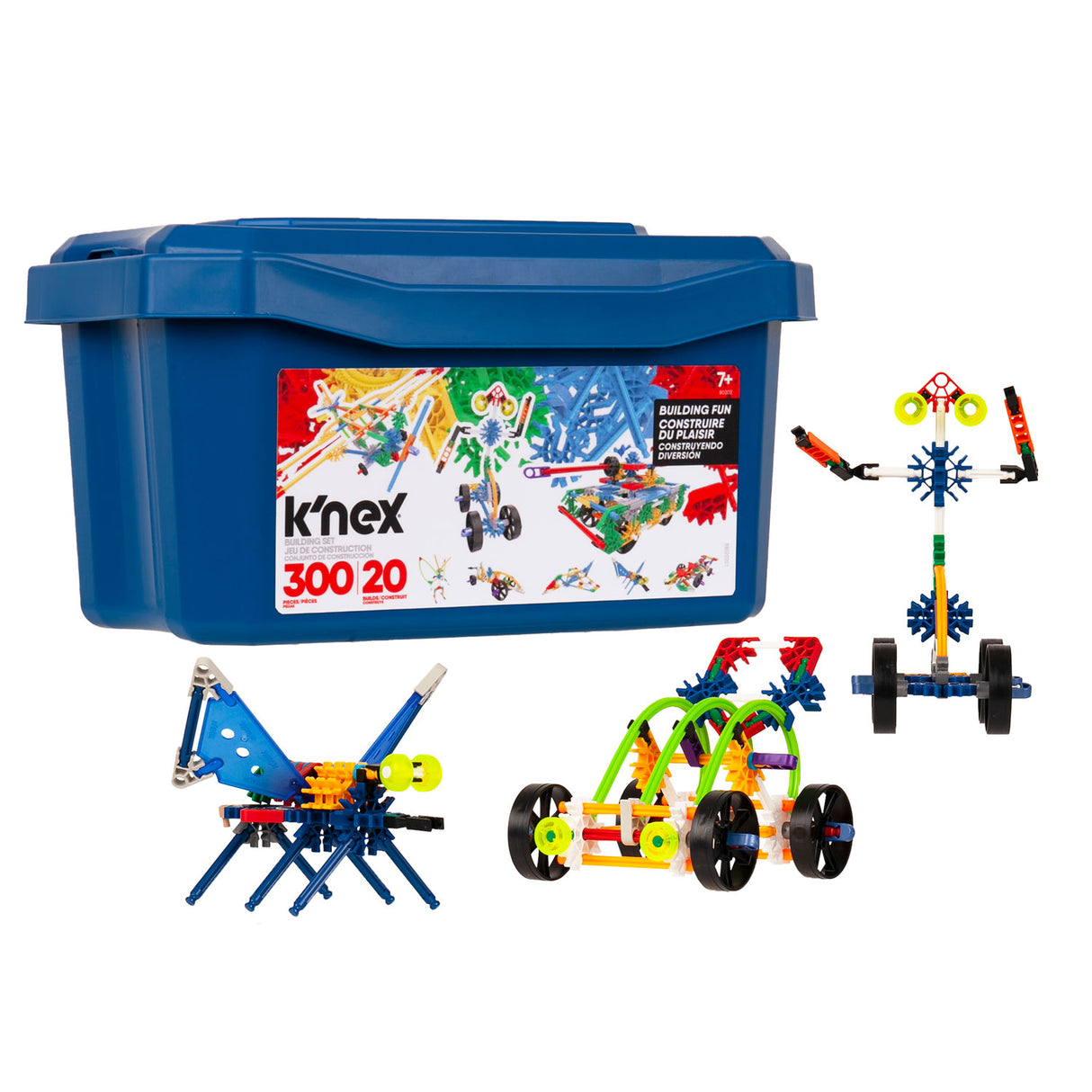 K'nex coffret de construction valeur coffret 20 modèles, 300 pcs.