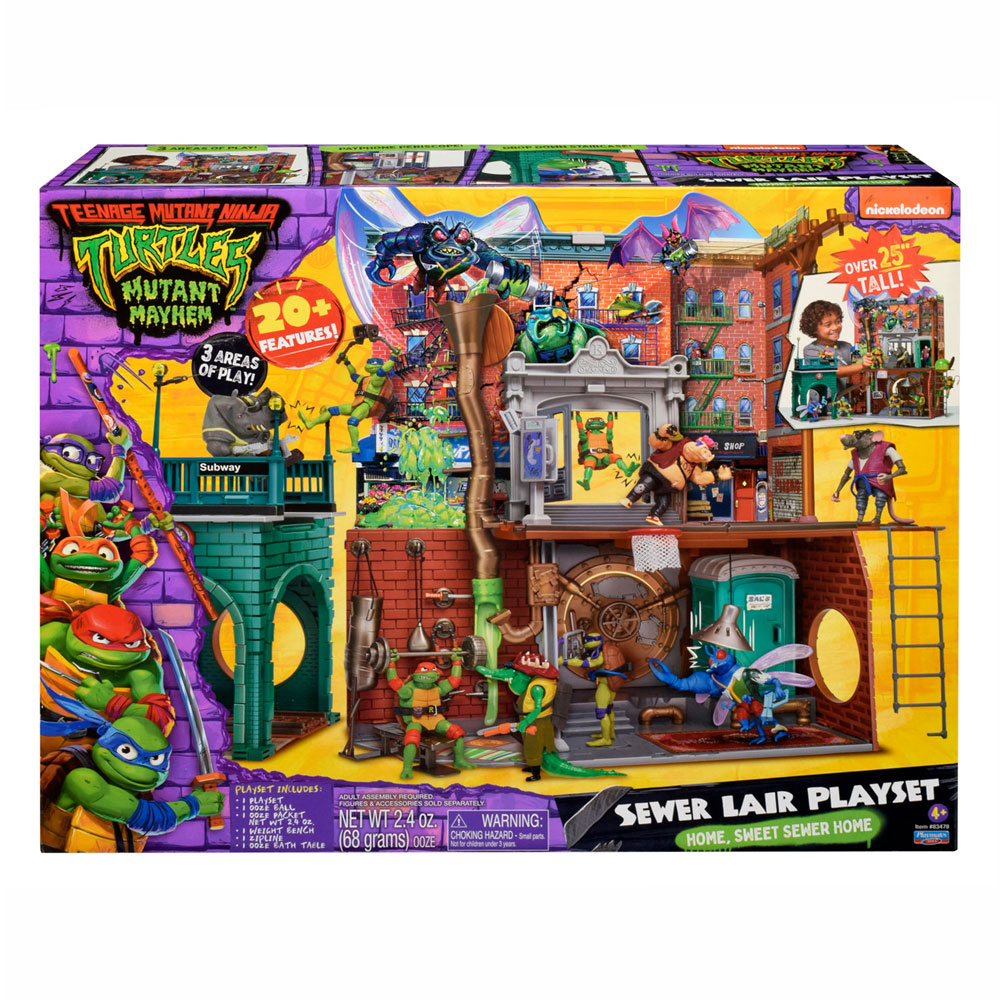 Boti - Ensemble de jeu du quartier général des Tortues Ninja chez les adolescentes mutantes