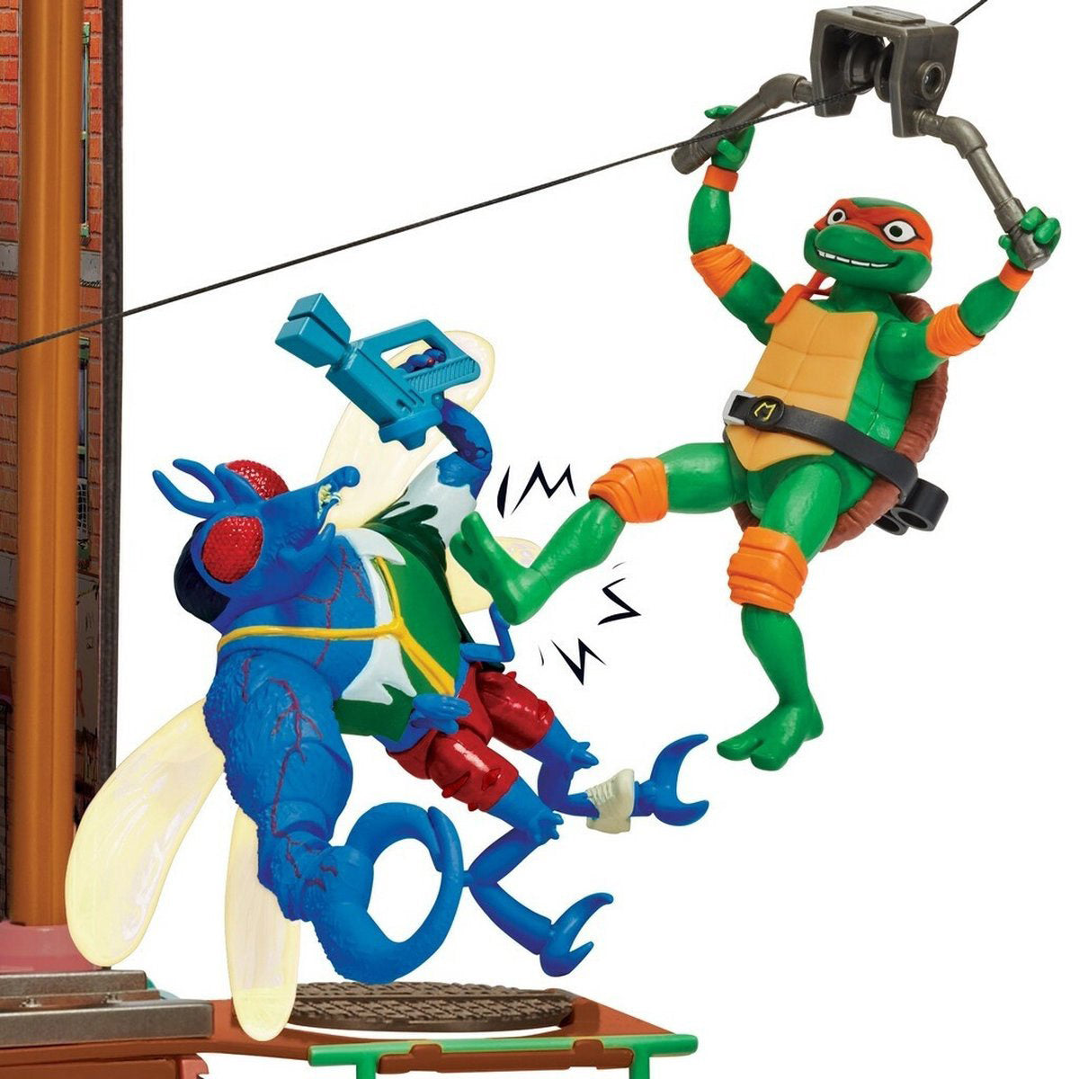 Boti - Ensemble de jeu du quartier général des Tortues Ninja chez les adolescentes mutantes