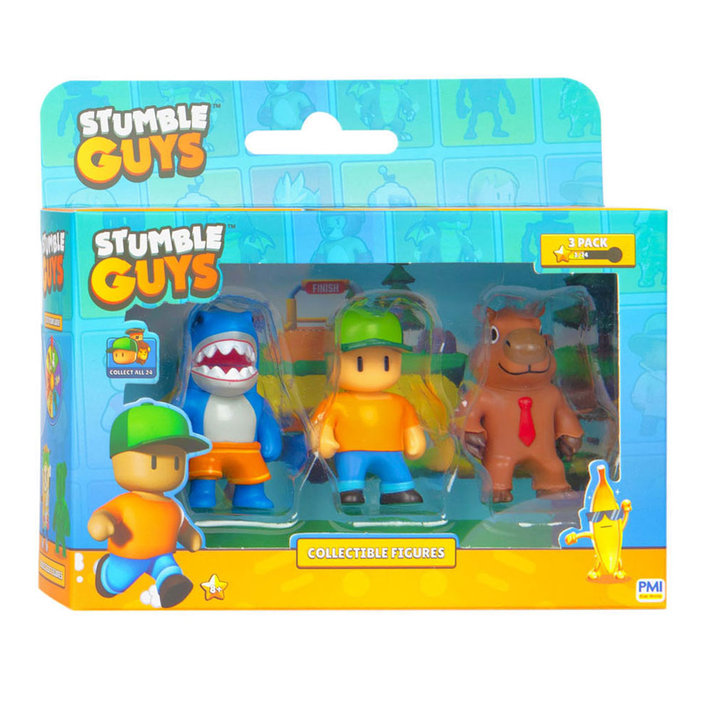 Boti trébuche les figures actifs Megalodon, M. Stumbble, Capybara, 3e.
