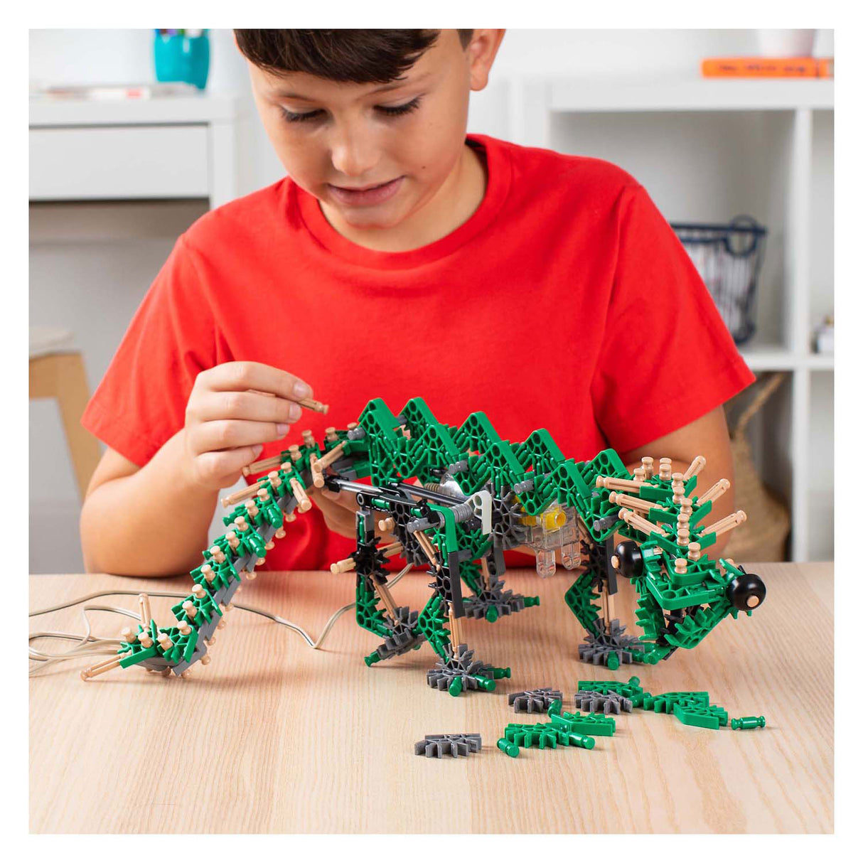 K'nex knexosaurus rex avec moteur, 255 pcs.
