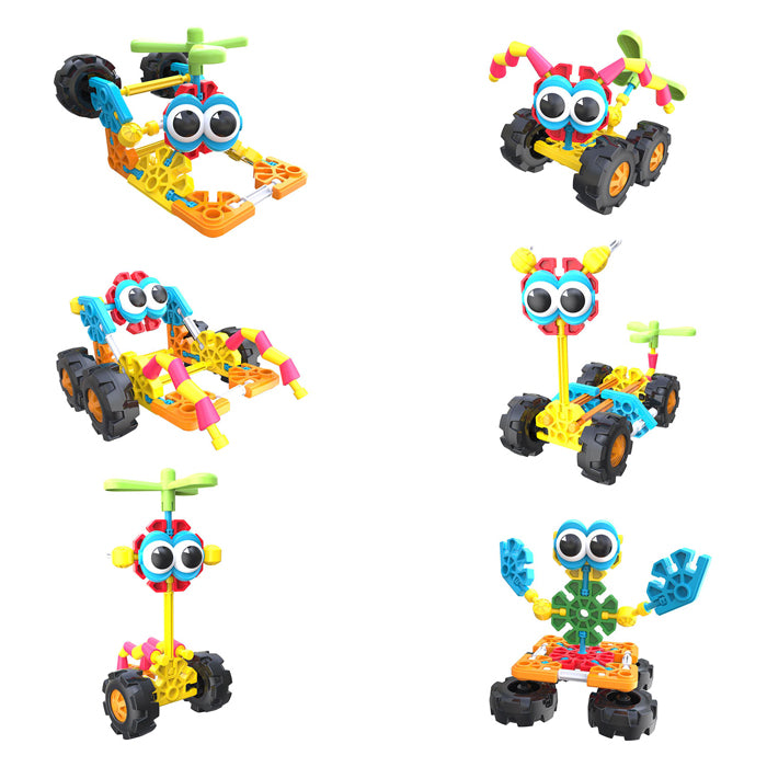 Ensemble de construction K'nex Kid Knex Zoomin Buddies, 48 pièces.
