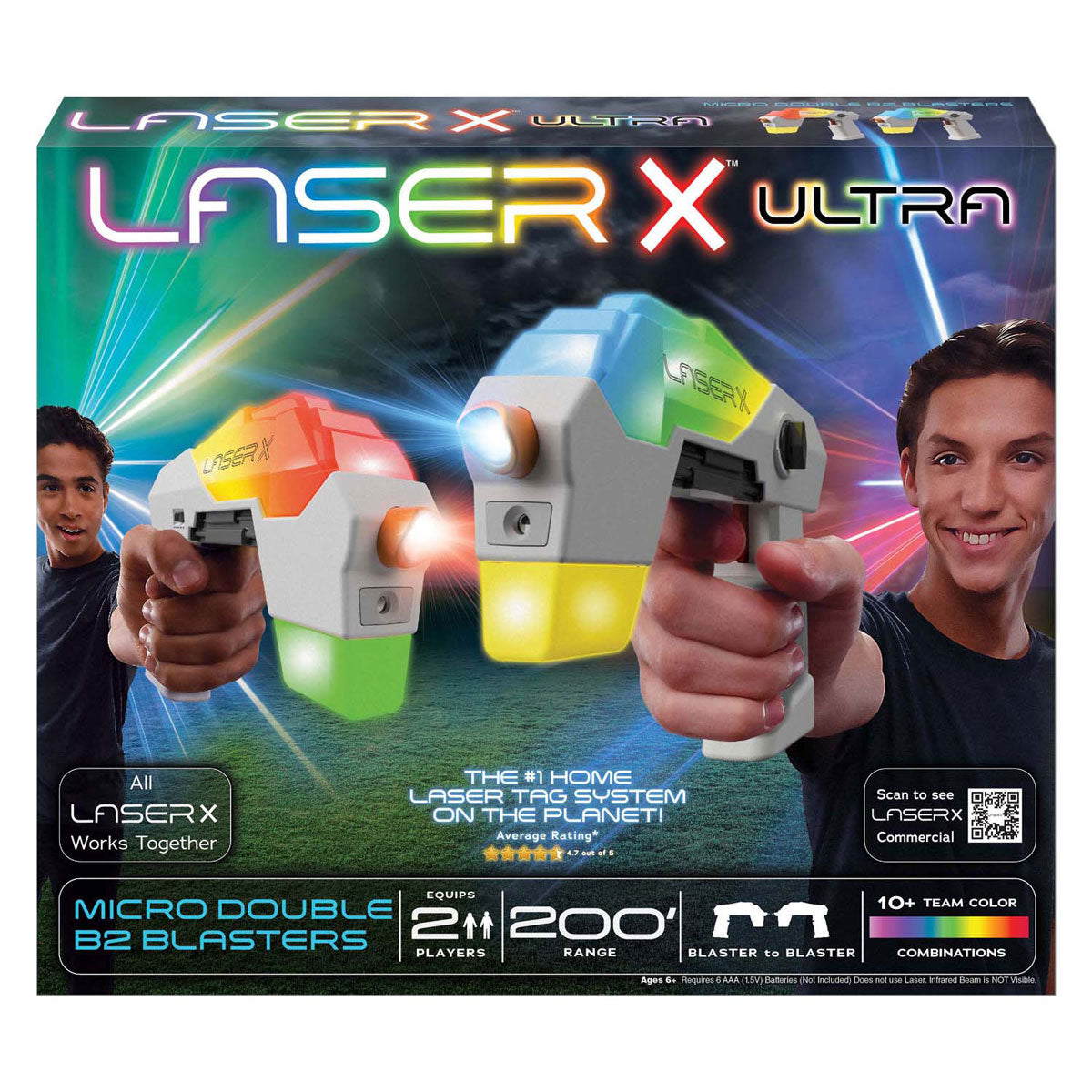 Boti laser x ultra micro b2 blaster jeu d'étiquettes laser