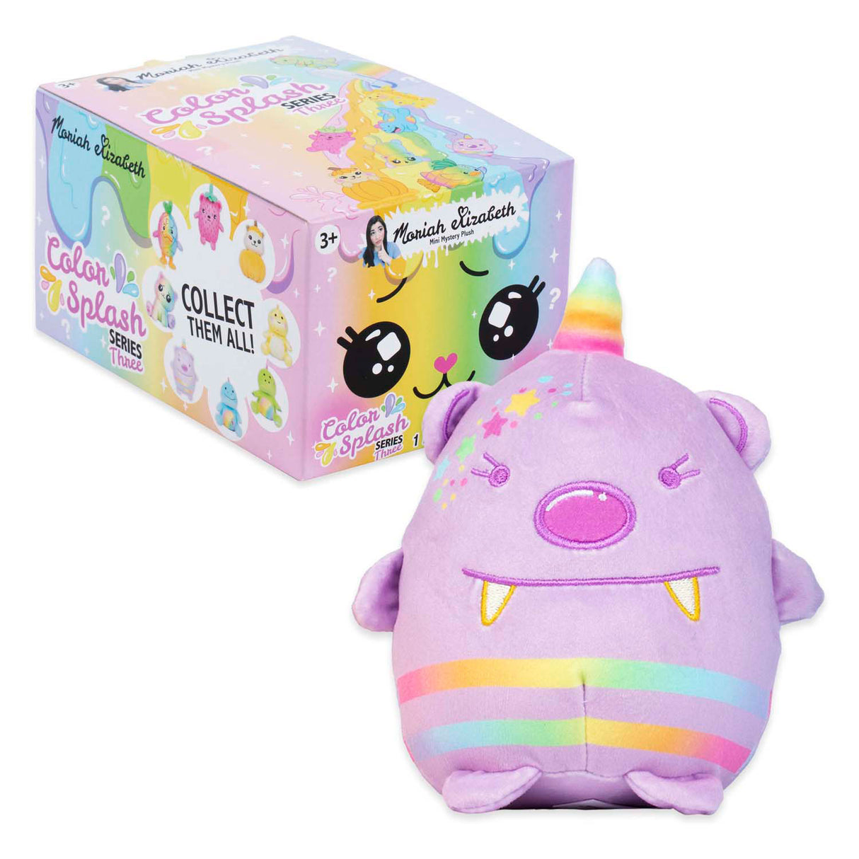 Peluche mystère Moriah Elizabeth - série 3 colour splash, 15cm