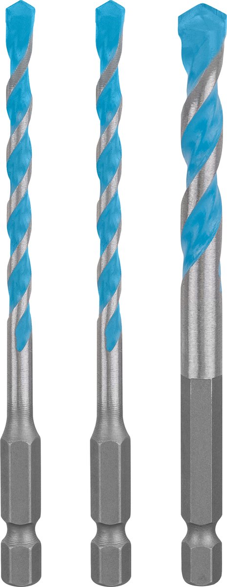 Bosch expert Jeu de 3 forets multiconstruction hex-9 : 5 mm, 6 mm, 8 mm, tige hexagonale 3 pièce(s)