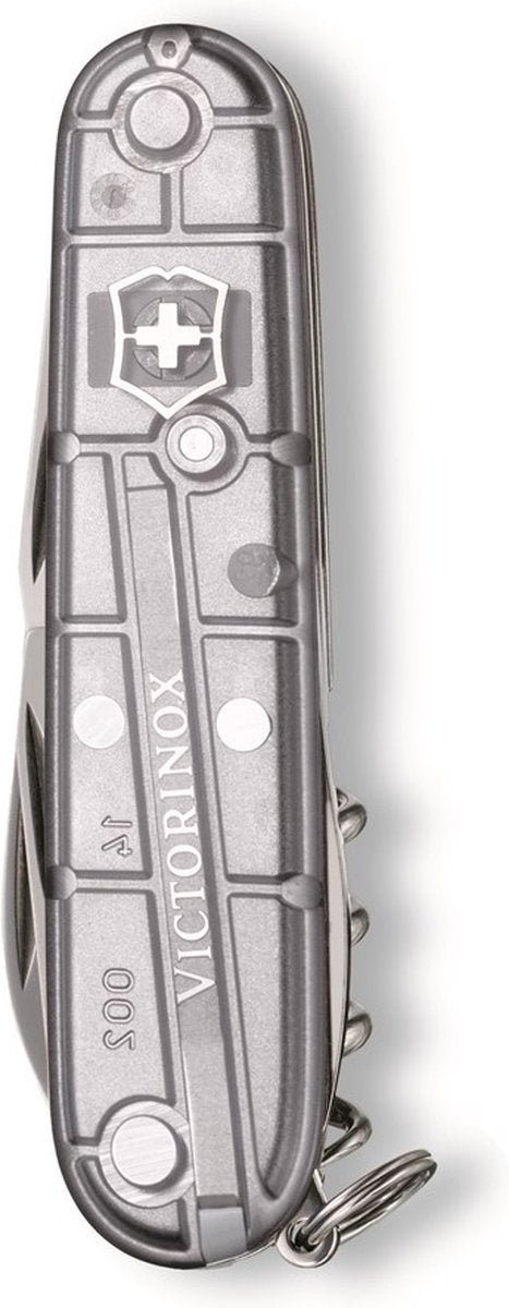 Couteau de poche Victorinox Huntsman Silver Tech 91 mm 15 fonctions argent transparent