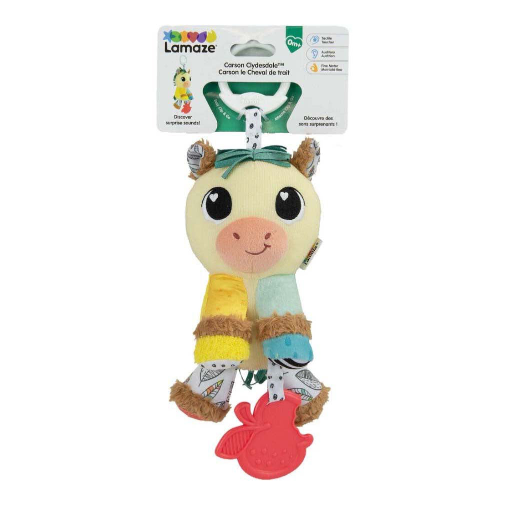 Lamaze Carson le cheval de trait - jouets éducatifs bébé - jouer et découvrir - peluche