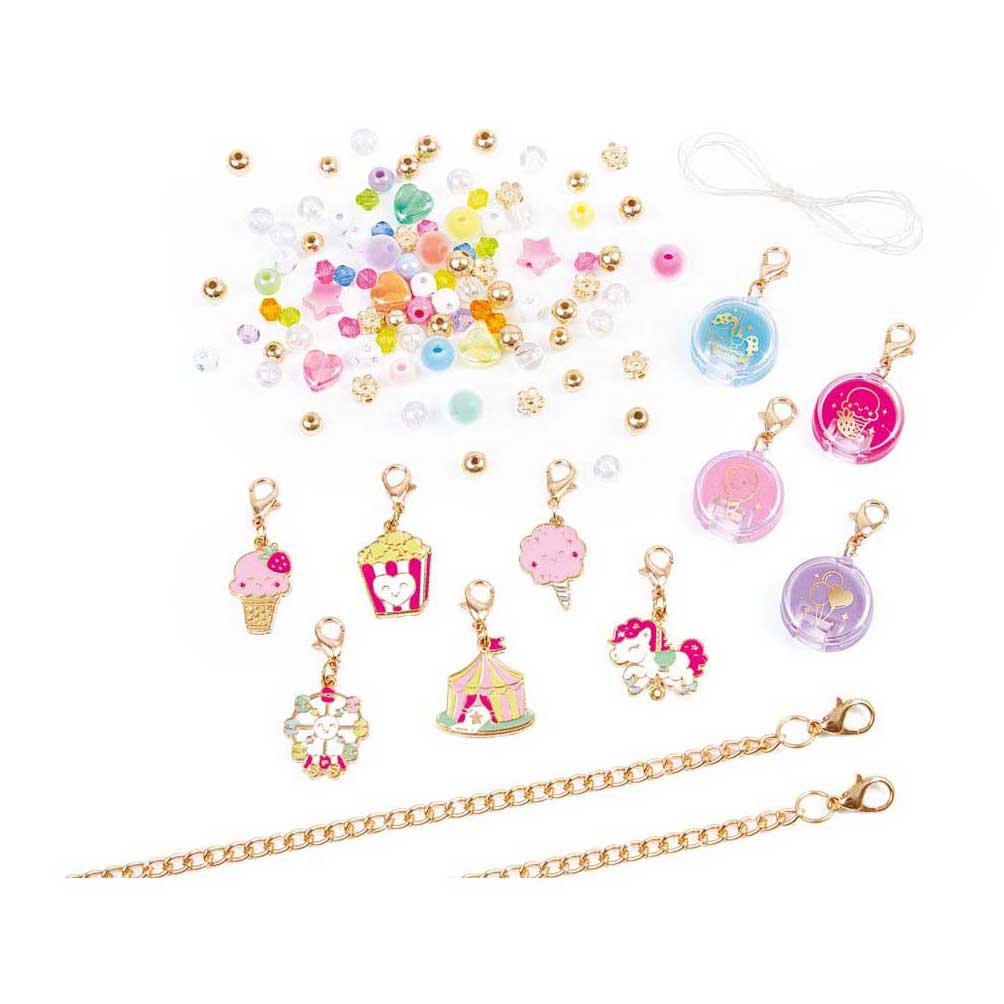 Ensemble de bracelets brillants à lèvres Spectron, bijoux artisanaux, jouets créatifs.