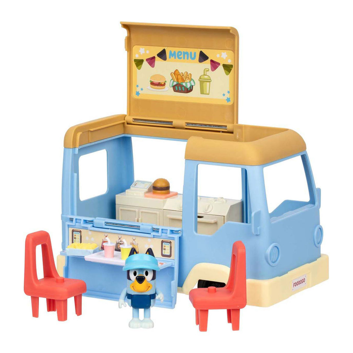 Moose Toys - Ensemble de jeu Bluey Food Truck