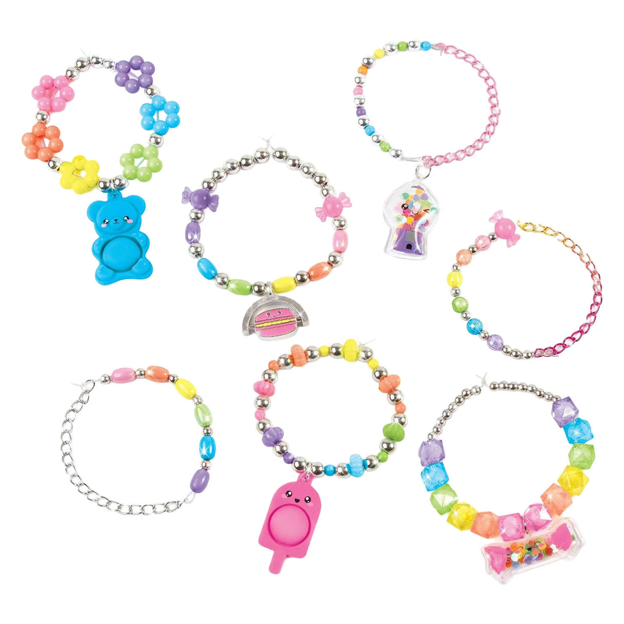 Make it real - pop! shake! twist! diy armbanden set