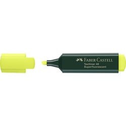 Marqueur de texte faber-castell pointe biseautée jaune