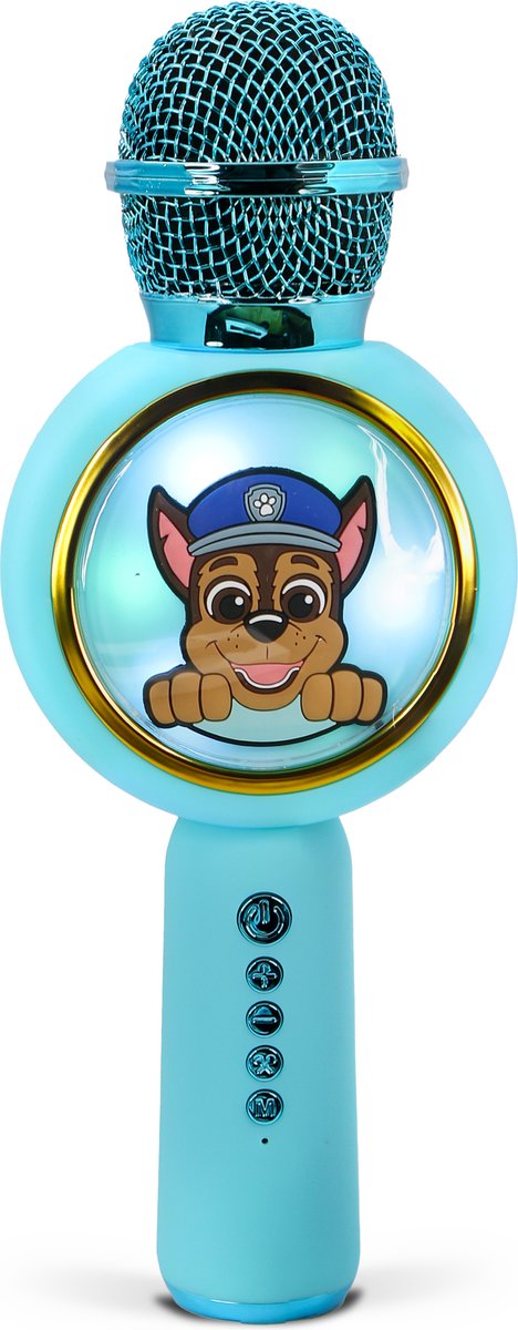 Paw Patrol microphone karaoké chasse Bluetooth avec lumière