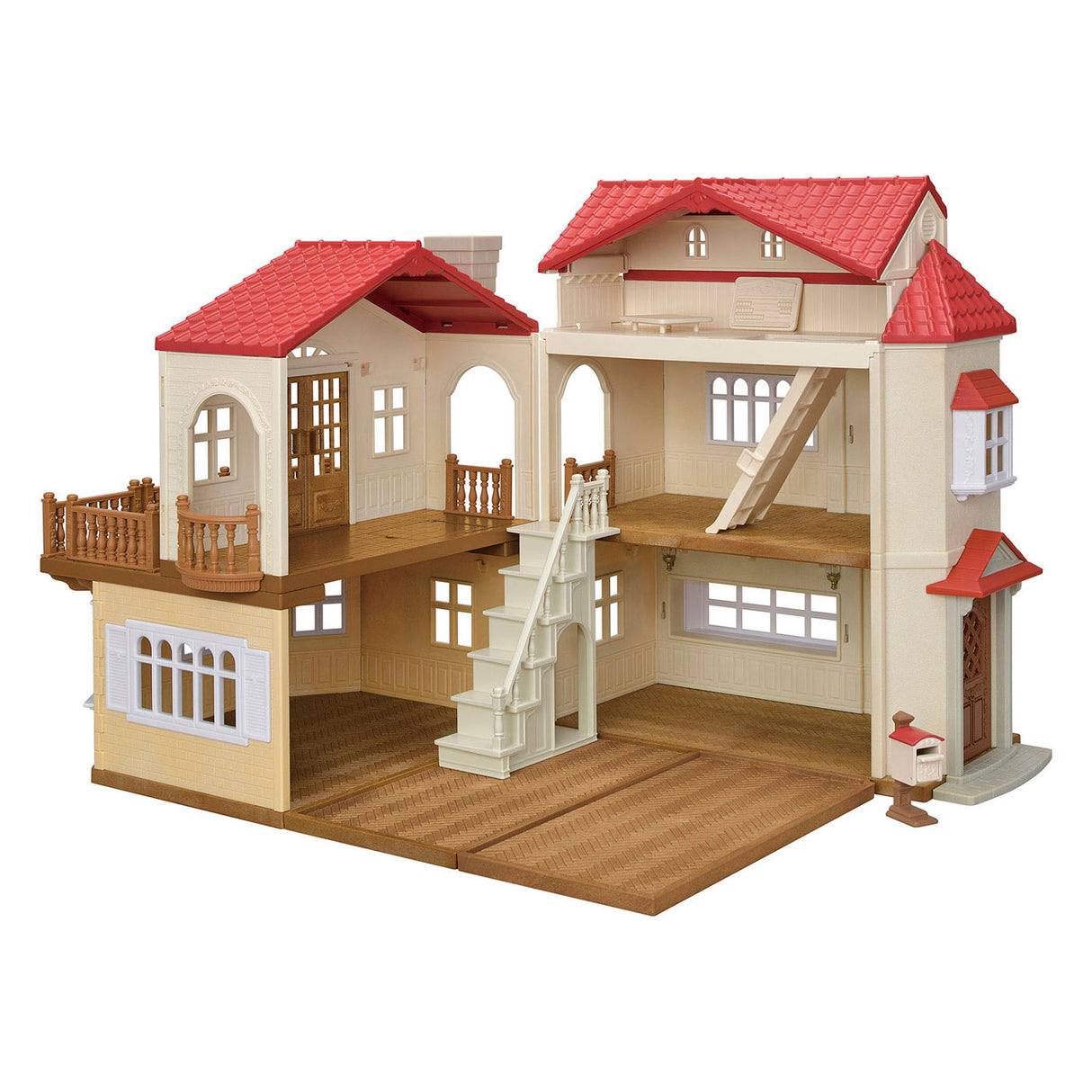 Sylvanian family 5708 maison de poupée avec salle de jeux secrète