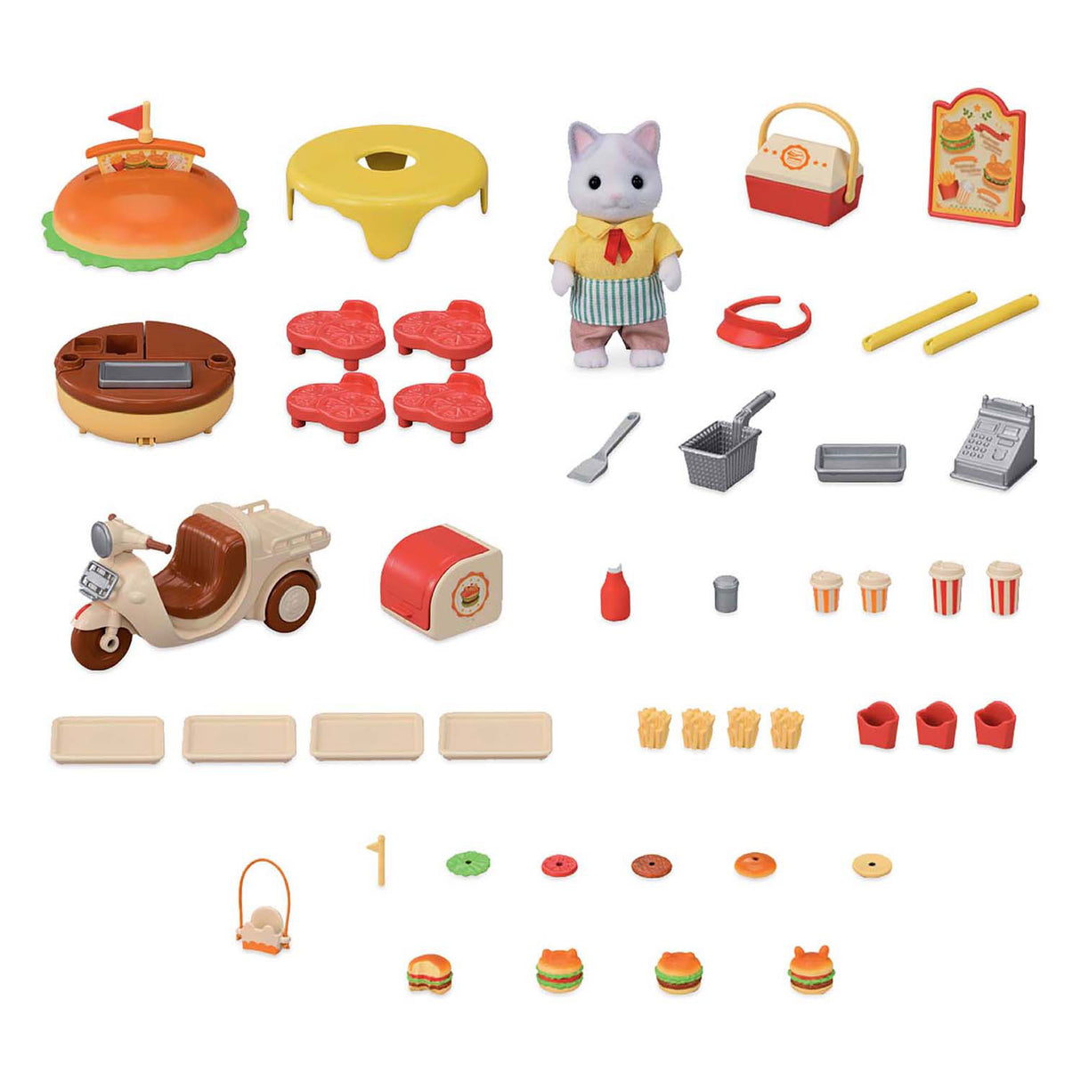 Stand de hamburgers des familles Sylvanian 5757