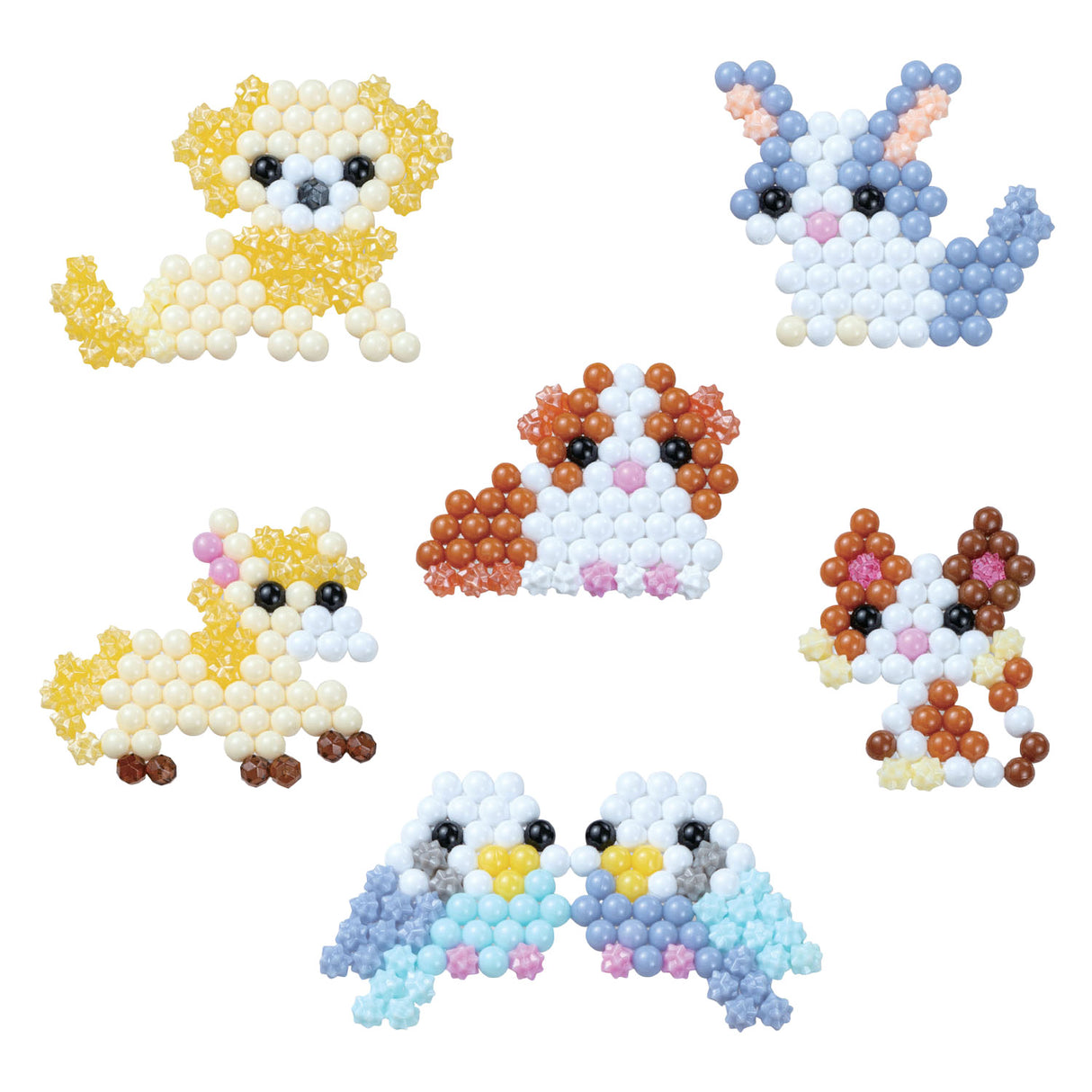 Ensemble d'animaux mignons Aquabeads