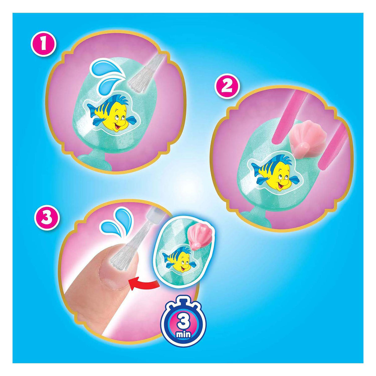 Aquabeads salon de manucure princesse disney