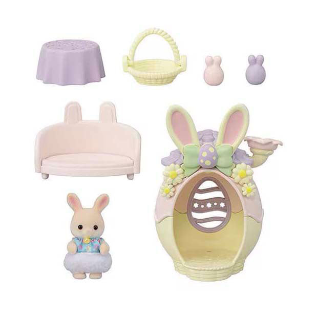 Familles Sylvanian 5802 cabane aux œufs de Pâques