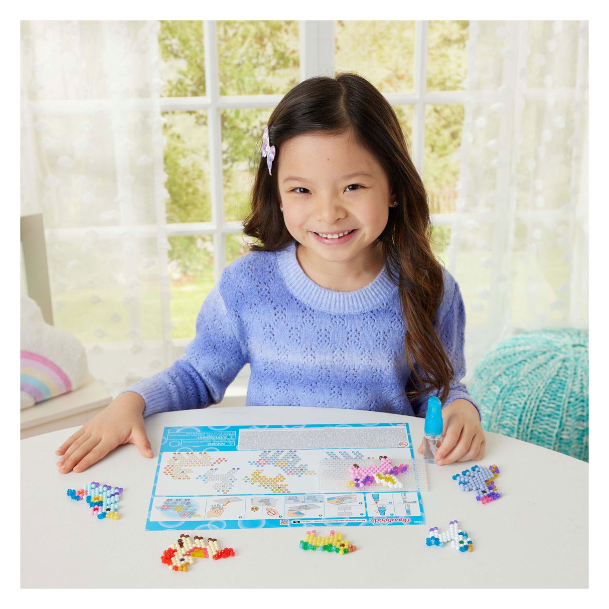 Kit de bricolage Aquabeads Unicorn Friends - ensemble complet de 500 perles en 27 couleurs