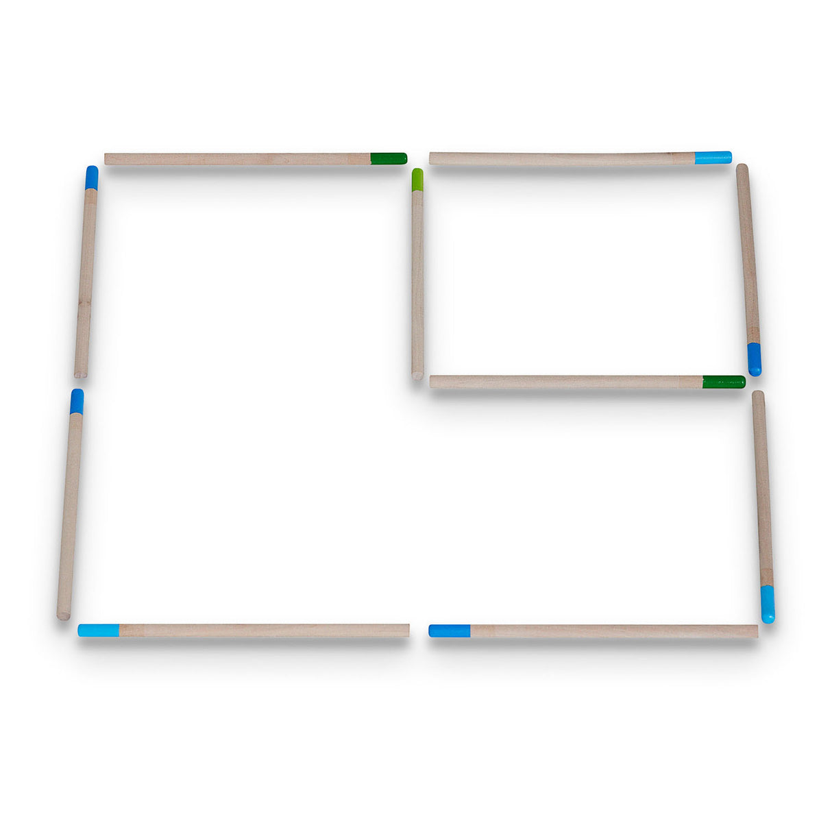 Bs toys puzzle d'allumettes - bois - à partir de 8 ans - 30 possibilités - jeu éducatif