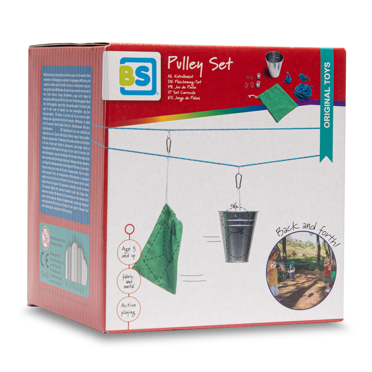 BS Toys Poulley Set 6 mètres - jouets en plein air