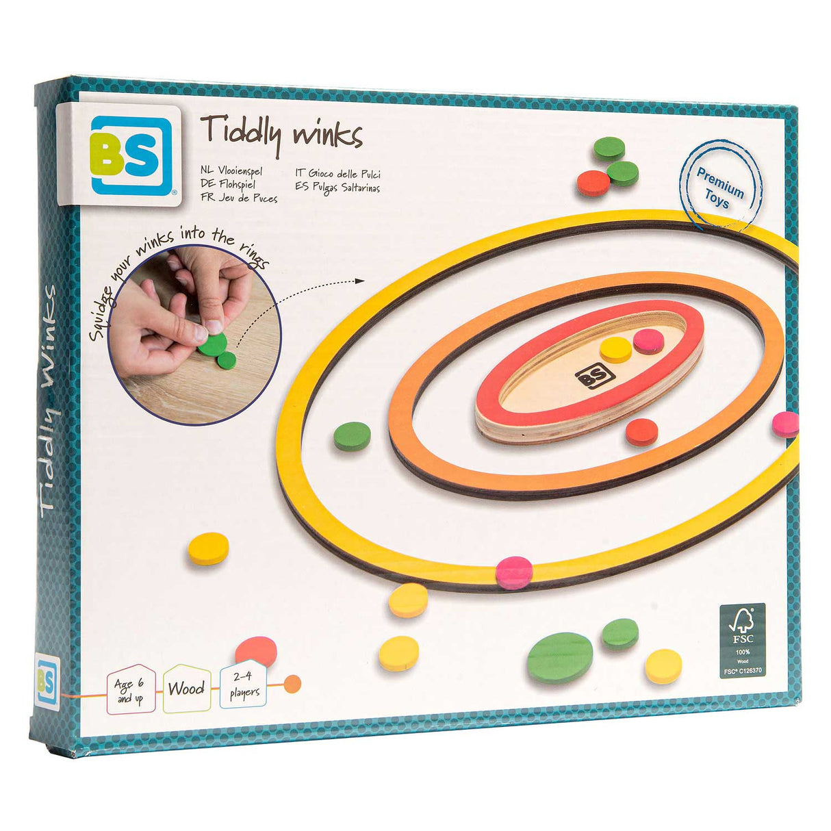 Jeu de puces en bois Bs Toys