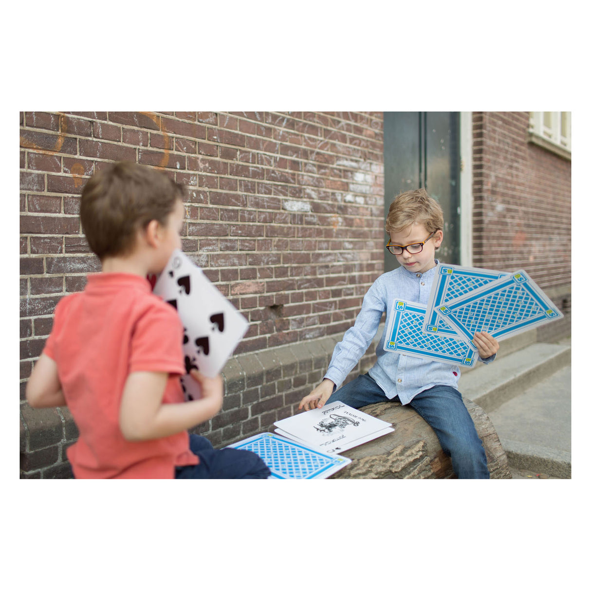 Bs Toys grandes cartes à jouer, 54 pcs.