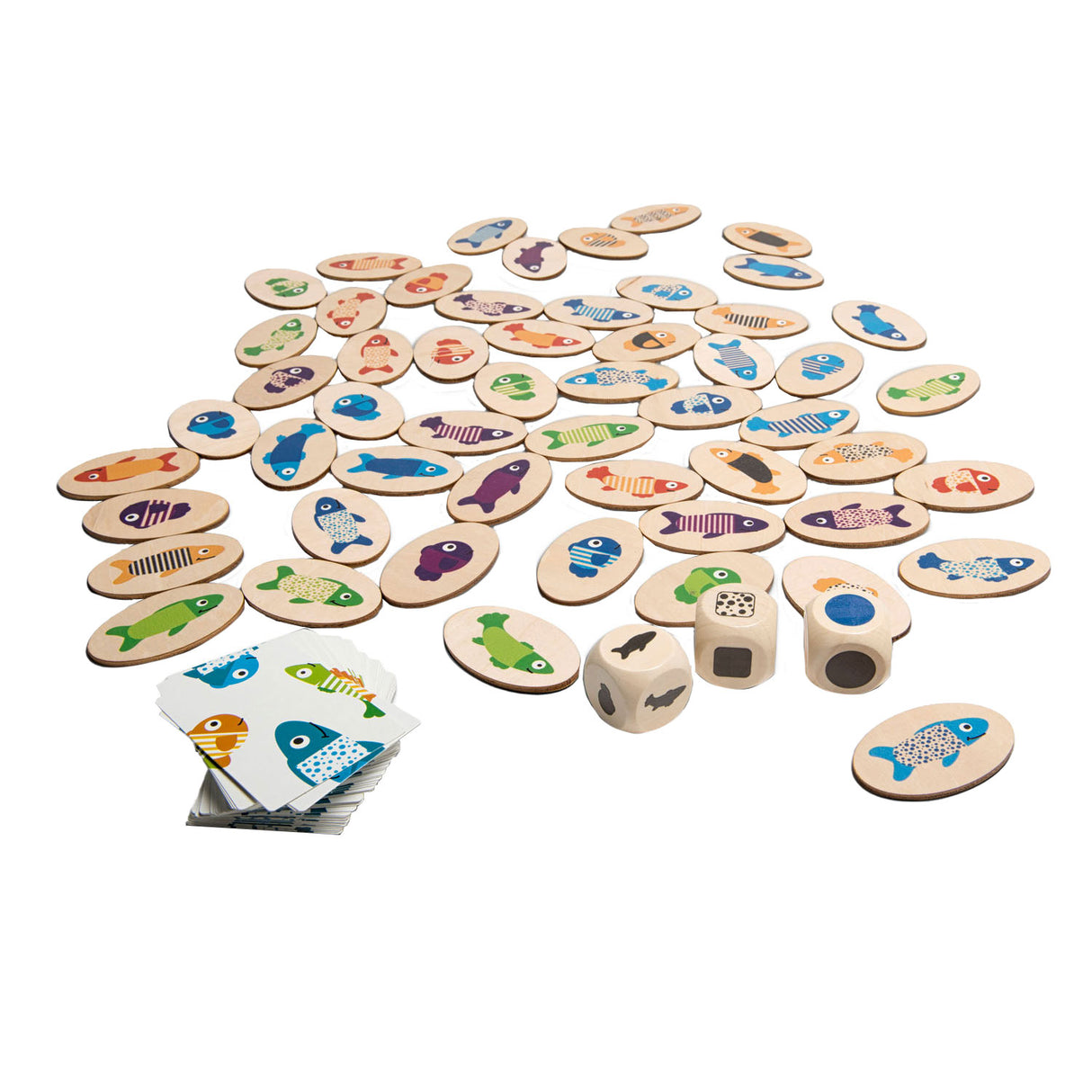 BS Toys Jeu en Bois Trouver le Poisson