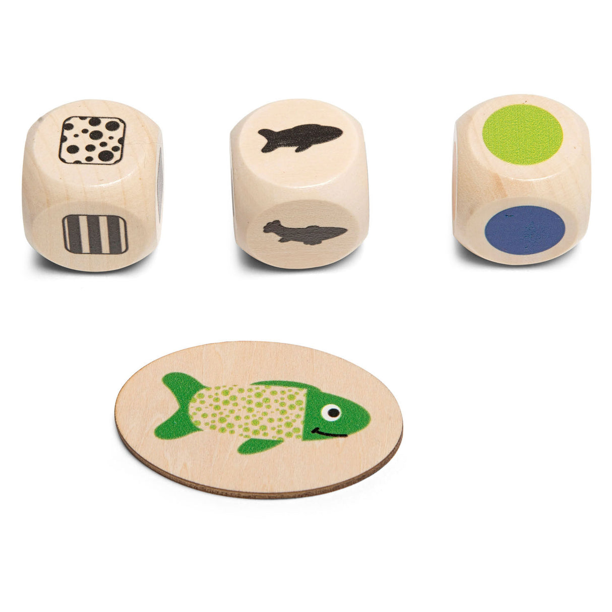 BS Toys Jeu en Bois Trouver le Poisson
