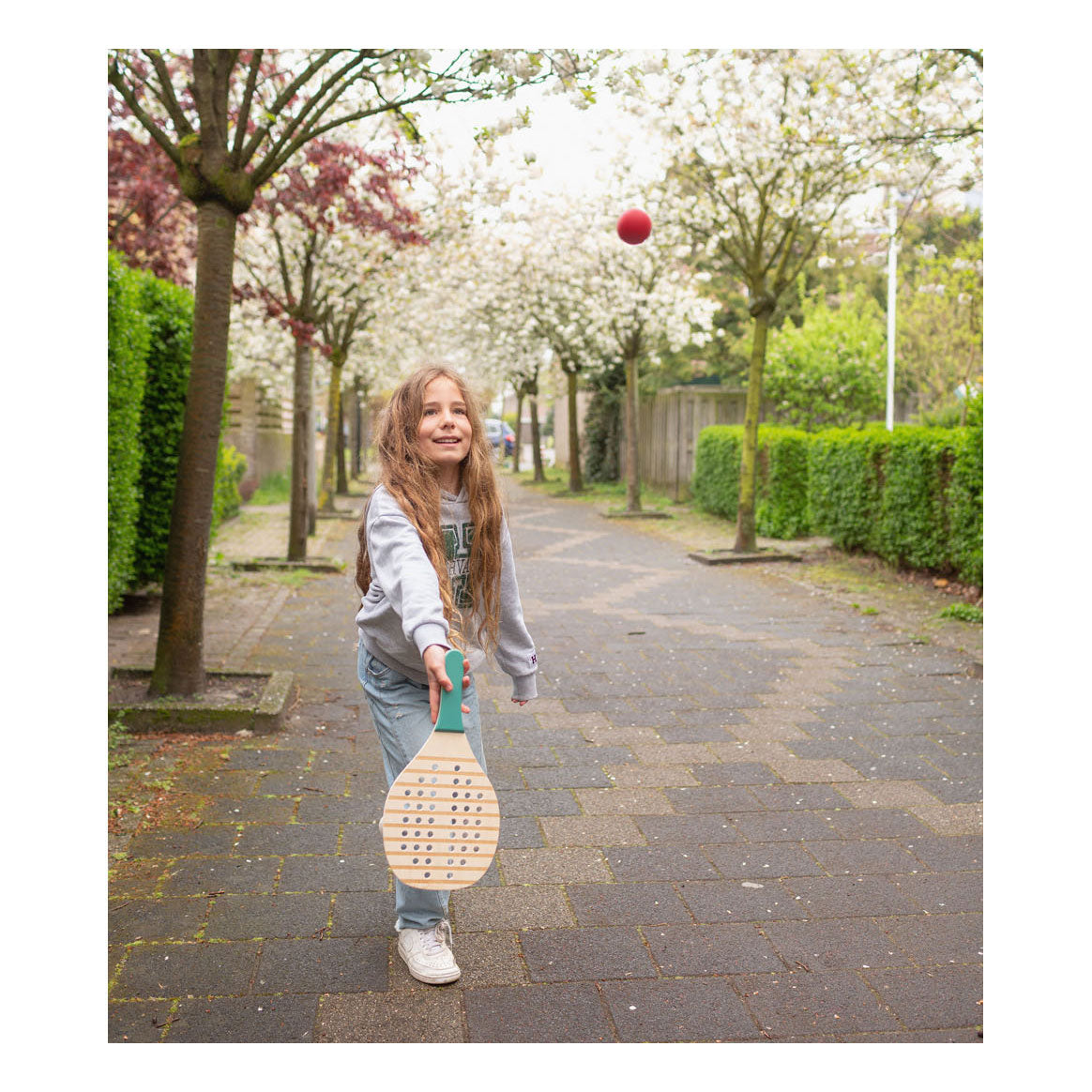 Bs jouets raquettes de padel en bois - raquettes de padel - raquettes de padel enfants - jouets d'extérieur pour enfants - jouets éducatifs - cadeau enfant - jouets en bois - jouets d'extérieur - jouets de plage - sports