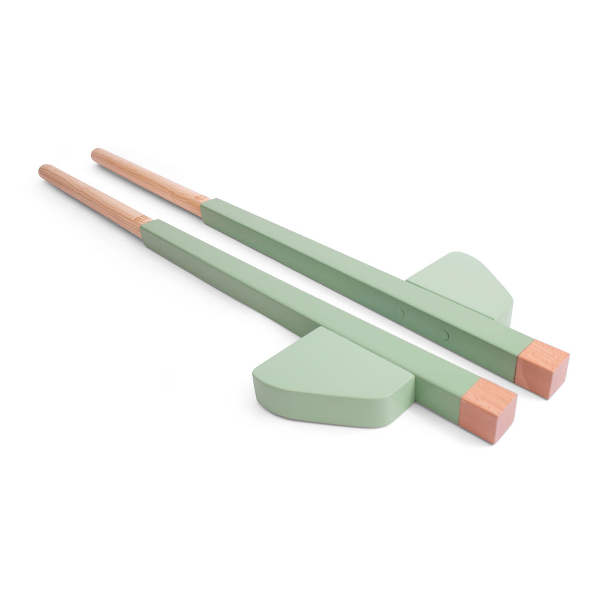 Bs Toys échasses en bois vertes, 2 pcs.