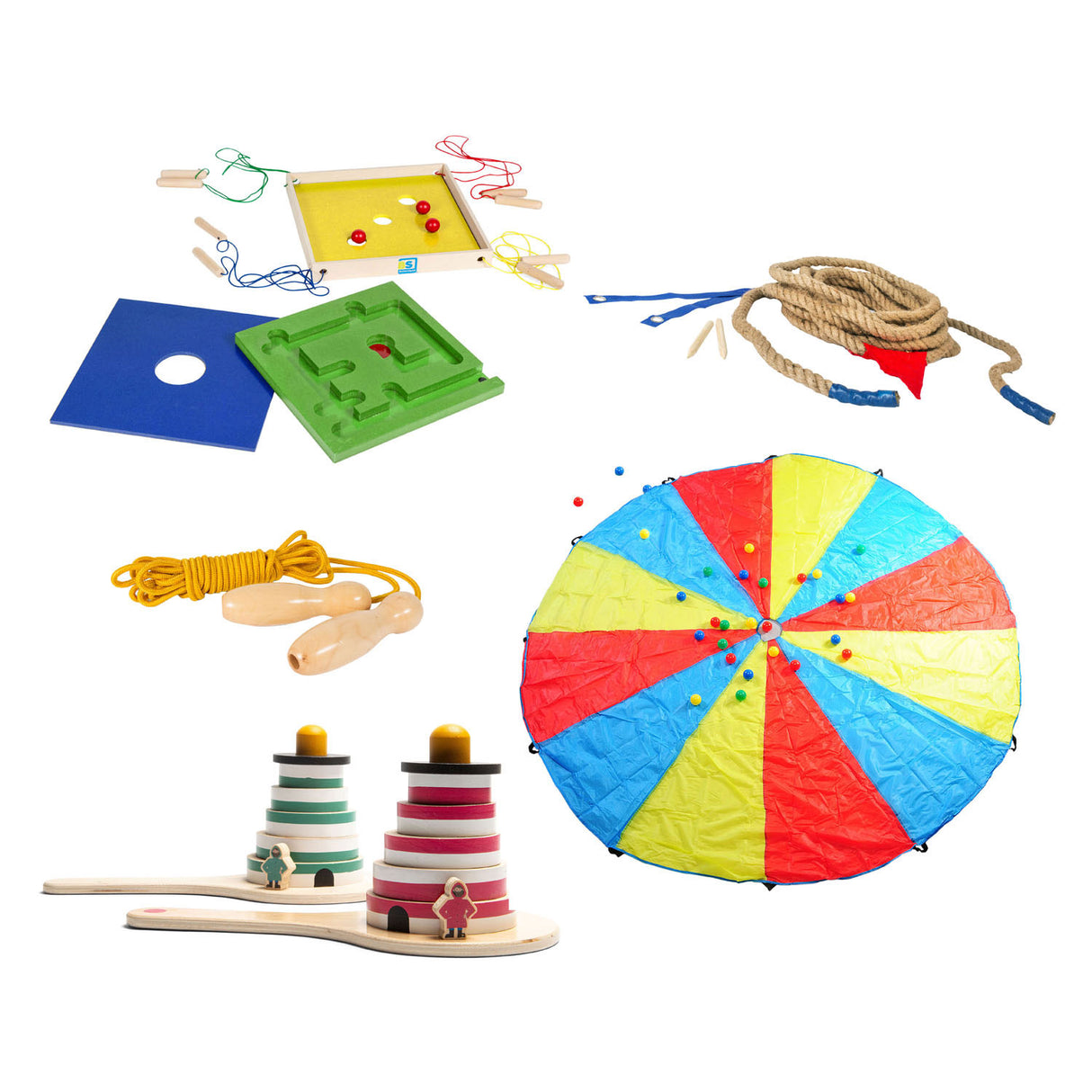 Bs Toys boîte de travail d'équipe jeux de plein air
