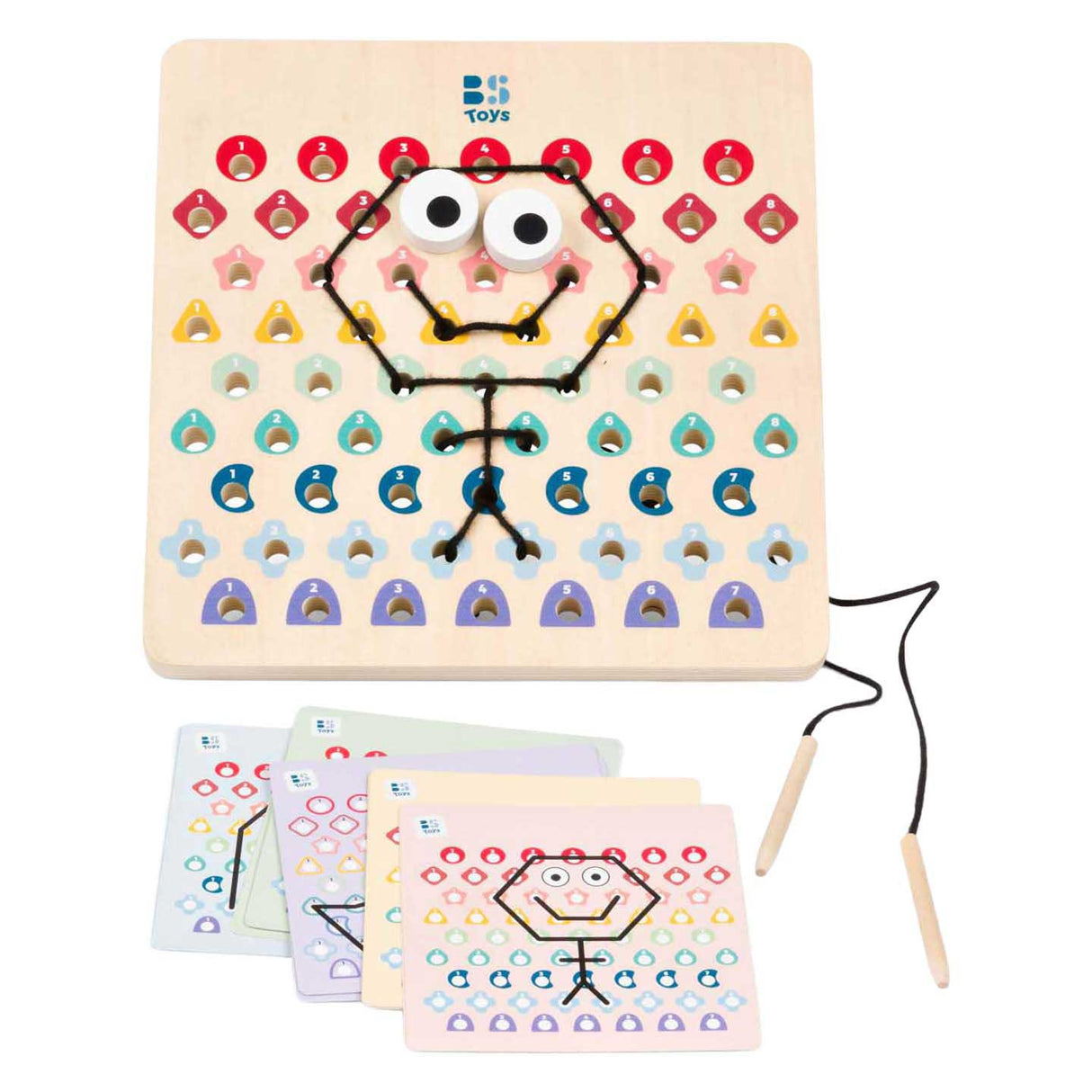 Fil et code en bois Bs Toys