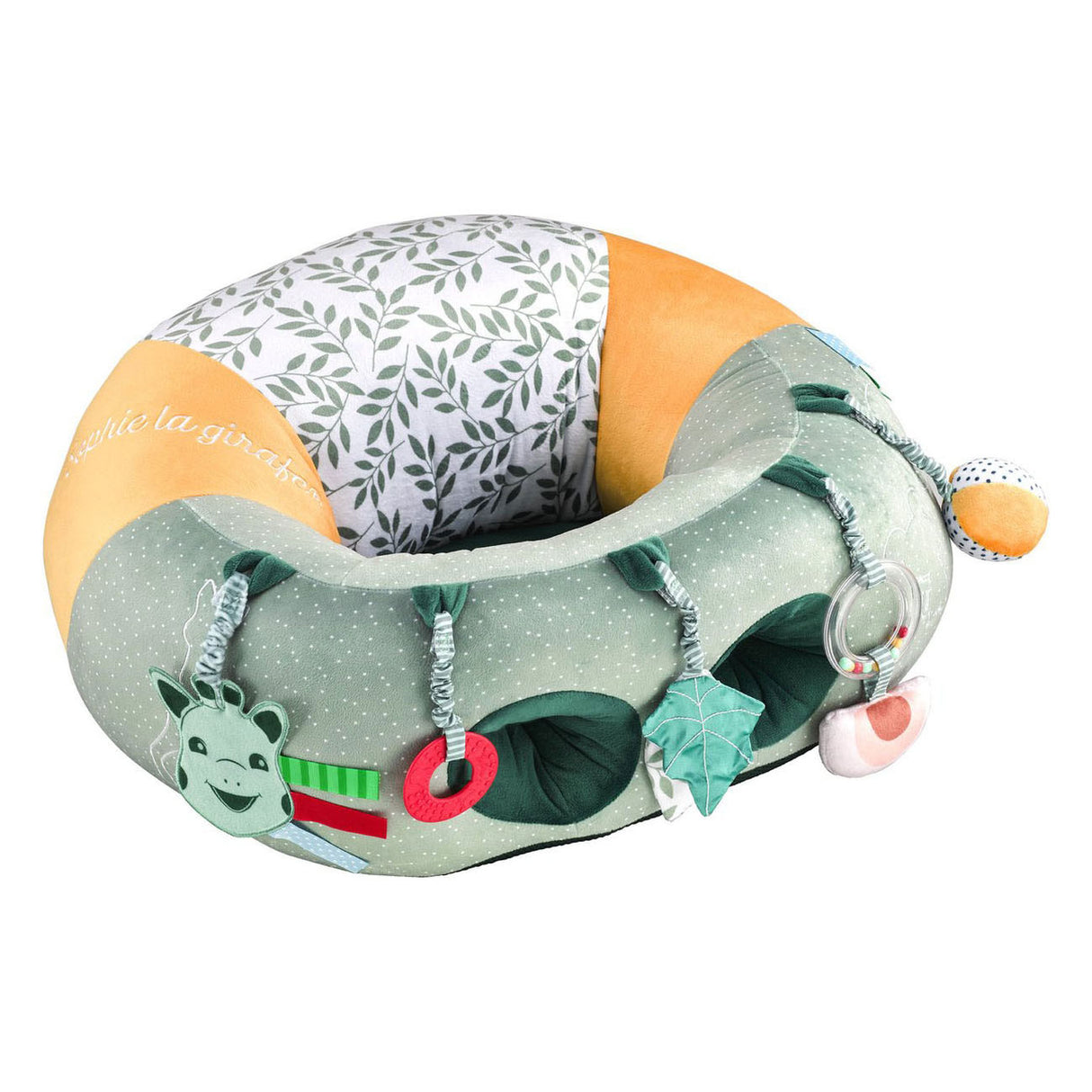 Sophie la girafe siège bébé jeu - chaise bébé avec activités - jouets bébé - cadeau maternité - cadeau baby shower - à partir de 3 mois - 27 x 55 x 50 cm
