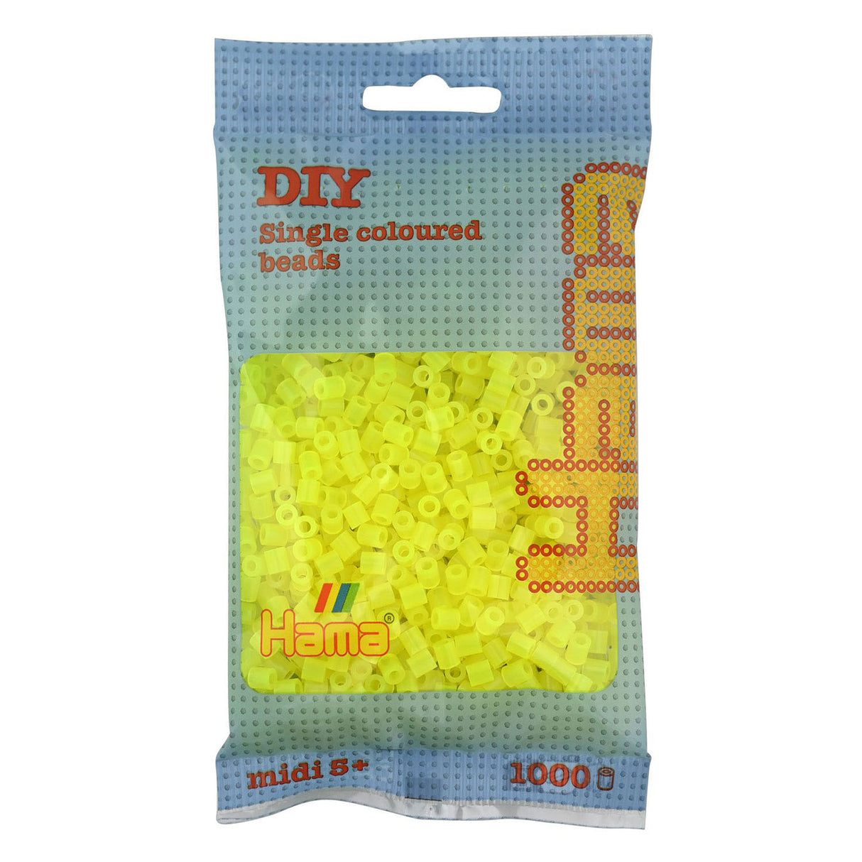 Hama Iron Beads - Geel Neon (034), 1000st.