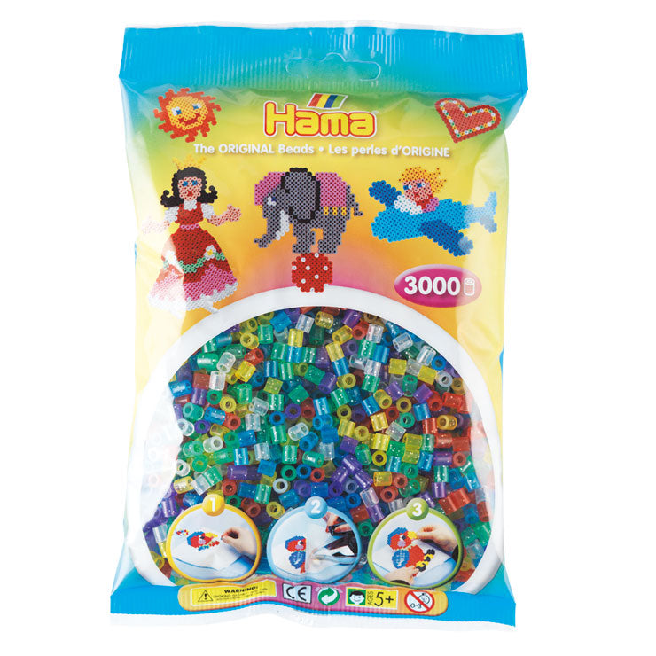 HAMA Iron Perles 3000 pièces paillettes