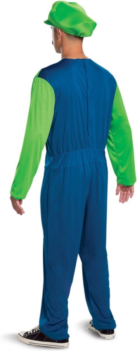 Disguise Nintendo Super Mario Brothers Luigi Costume classique - XL - Bleu Vert